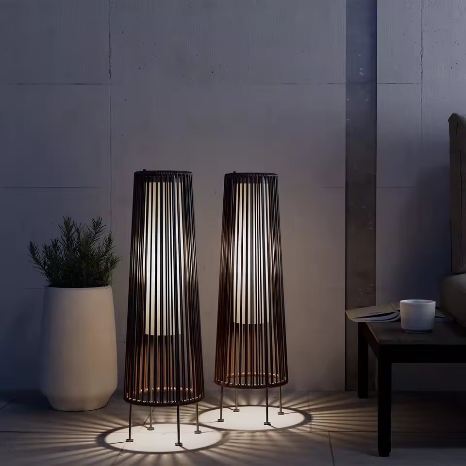 Grand Patio Wicker Solar Patio Lamp 2-Pack: $57.61