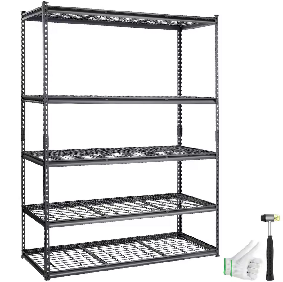 SucceBuy 5-Tier Shelving Unit: $87