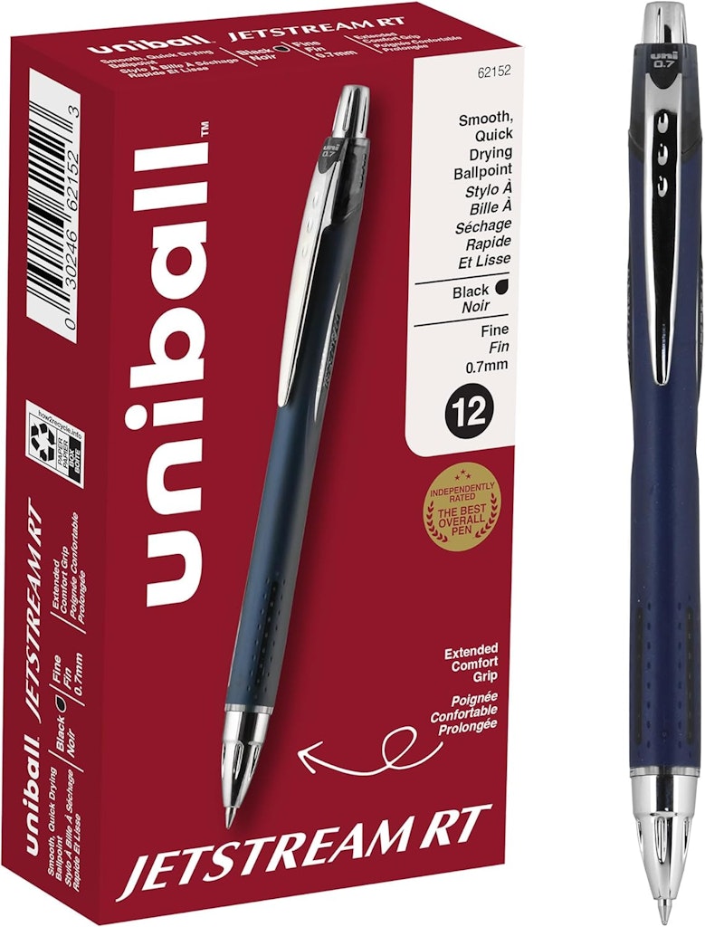Uni-Ball Jetstream RT Ballpoint Pen 12-Pack: $12