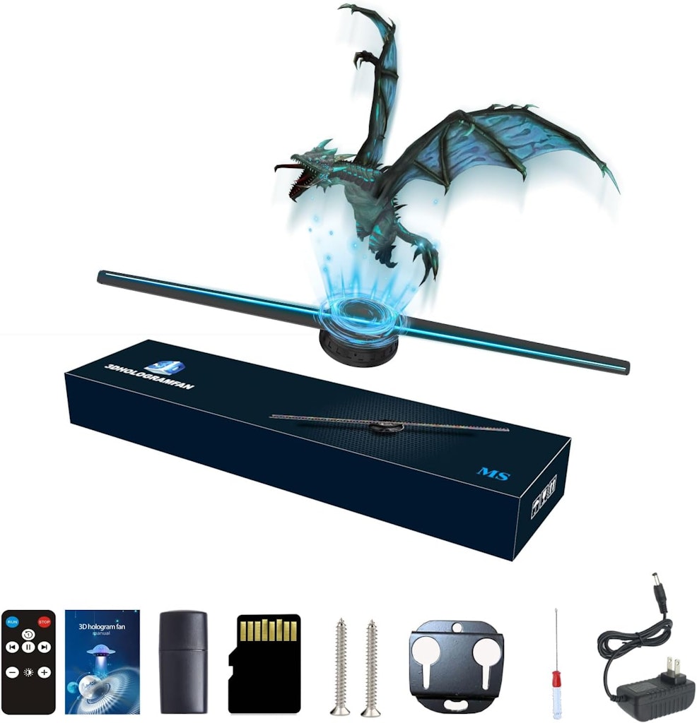 Missyou 16.5" 3D Hologram Projection Fan: $24.99 Missyou 16.5" 3D Hologram Projection Fan: $24.99