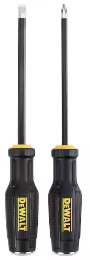 DeWalt 2-Piece Demolition Combination Screwdriver Set: $9.97