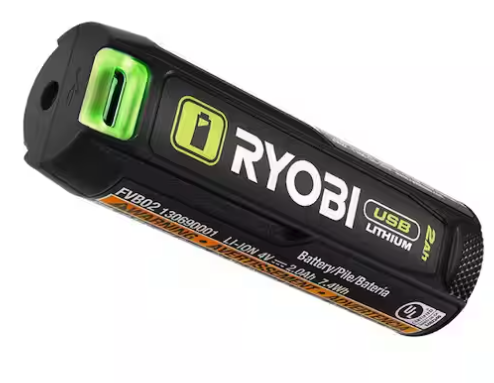 Ryobi USB Lithium 3.0-Ah Rechargeable Battery: Free w/ tool purchase