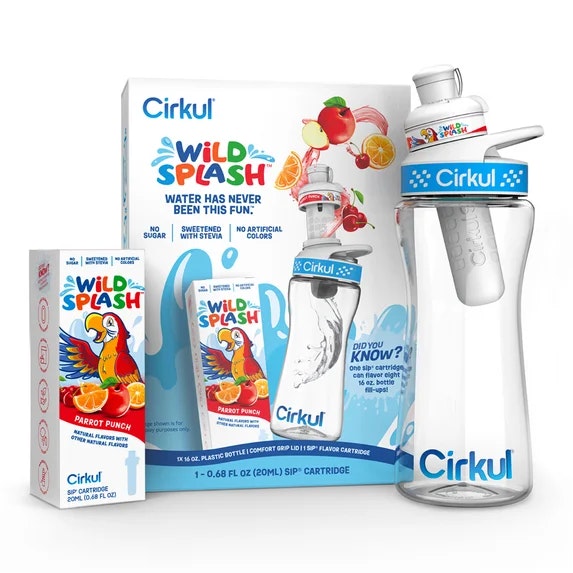 Cirkul 16-oz. Plastic Water Bottle Starter Kit: $13