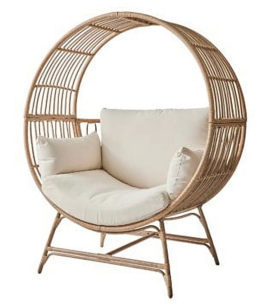 Better Homes & Gardens Bellamy Round Wicker Outdoor Egg Chair: $117