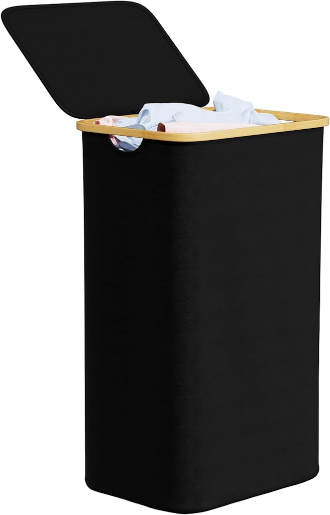 Space Aid 110L Laundry Hamper w/ Lid: $19.18
