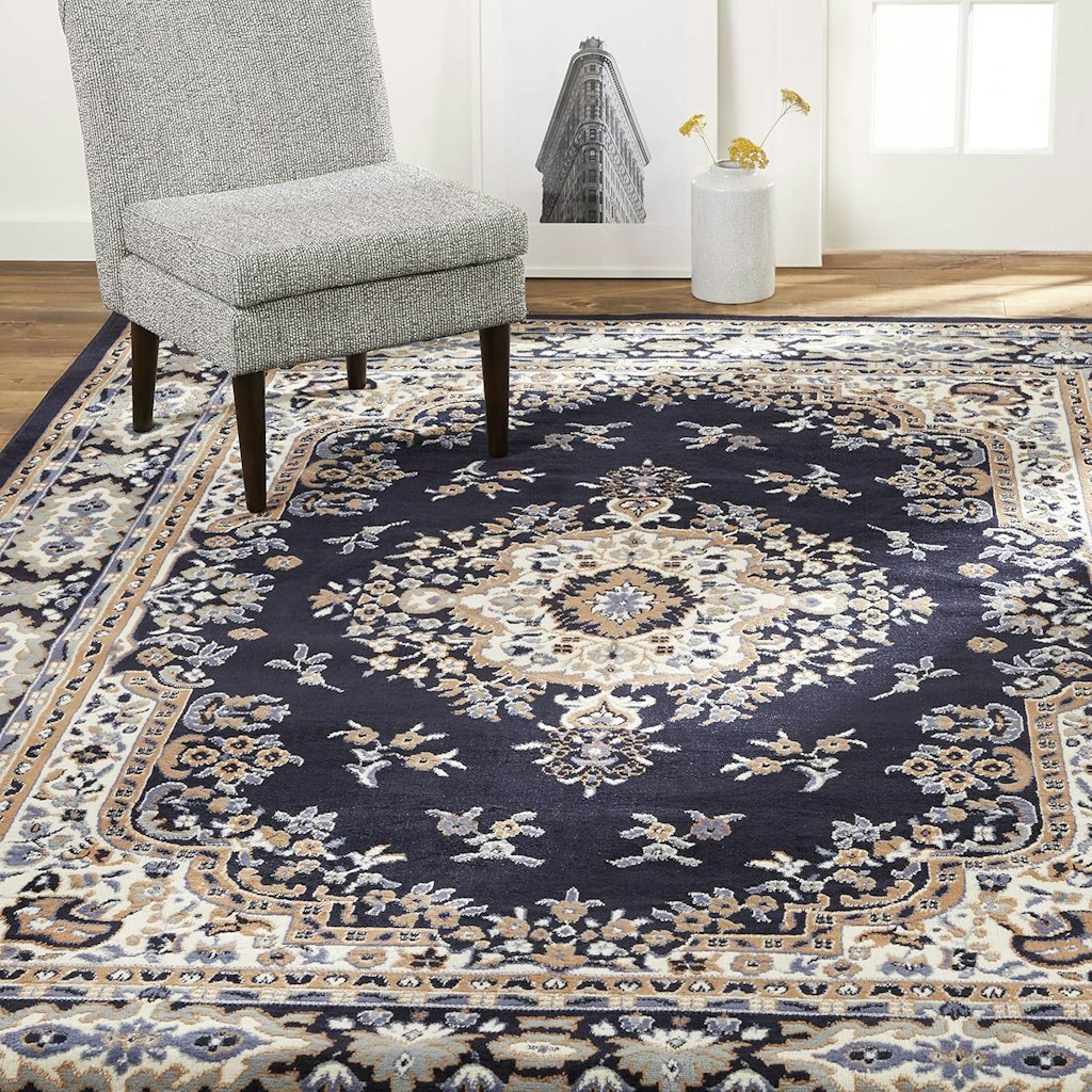 Home Dynamix 7'8"x10'7" Sakarya Traditional Medallion Area Rug: $61