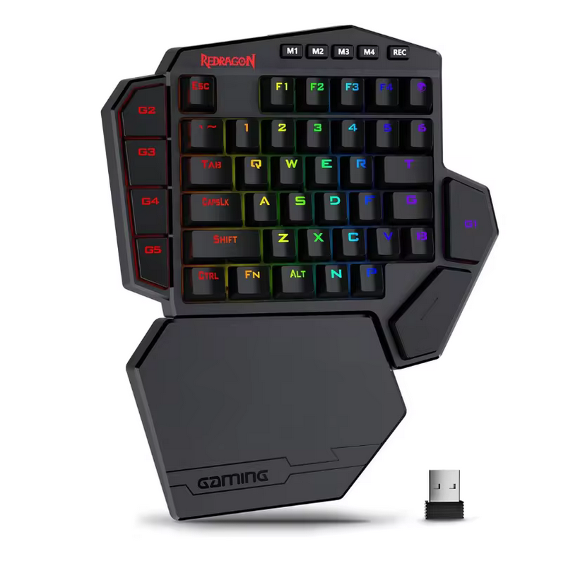 Redragon K585 PRO 3-Mode RGB 40% Gaming Keyboard: $35
