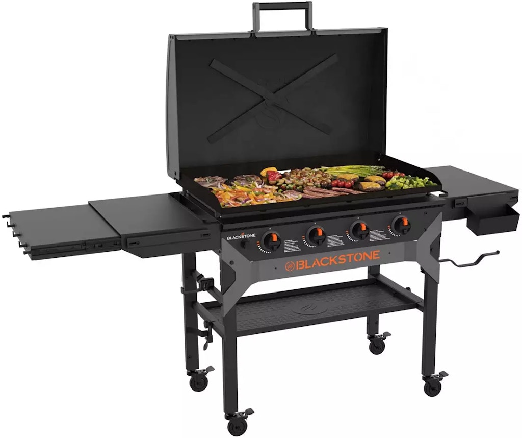 Blackstone Iron Forged 36" Griddle with Hood : $450 Blackstone Iron Forged 36" Griddle with Hood : $450