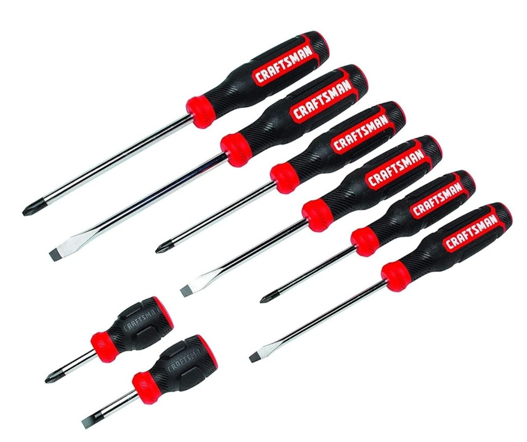 Craftsman 8-Piece Bi-Material Screwdriver Set: $15