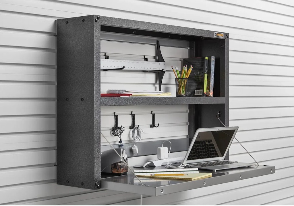 Gladiator 30.5" Silver Tread Steel Work Bench: $149
