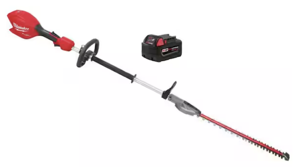 Milwaukee M18 FUEL 18V Cordless Short Pole Hedge Trimmer Kit: $349 Milwaukee M18 FUEL 18V Cordless Short Pole Hedge Trimmer Kit: $349