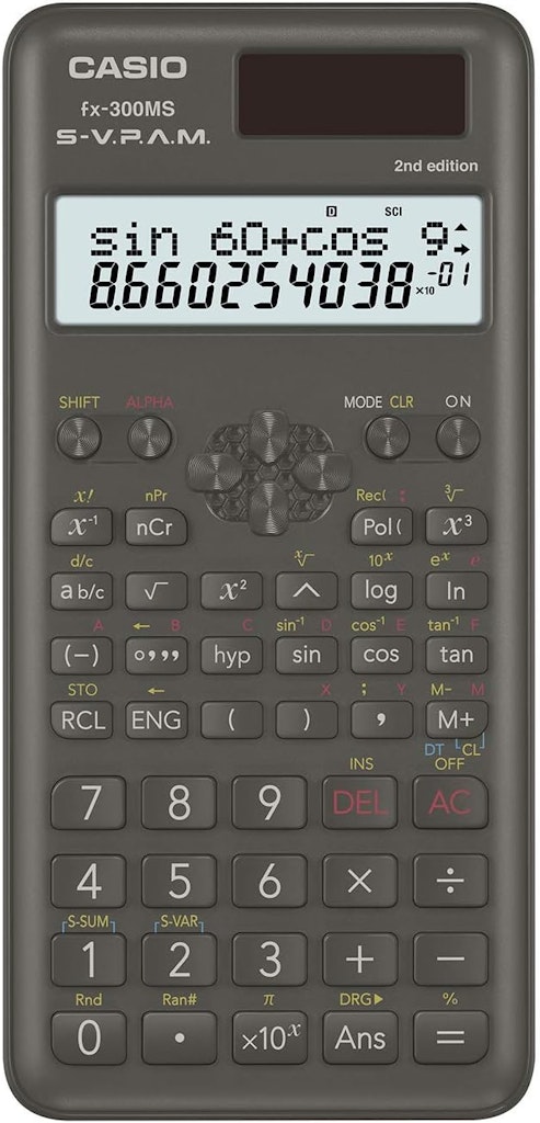 Casio fx-300MS Plus 2nd Edition Standard Scientific Calculator: $9.49