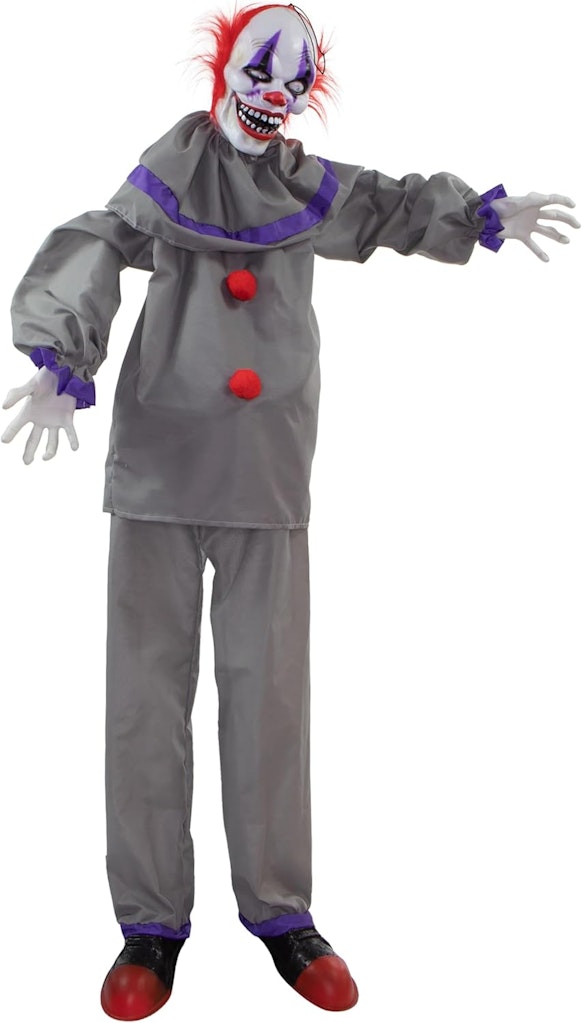 Haunted Hill Farm Talking Clown Halloween Animatronic: $50 Haunted Hill Farm Talking Clown Halloween Animatronic: $50