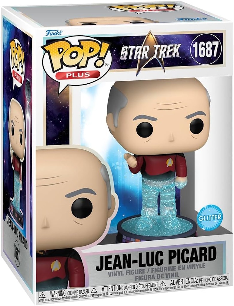 Funko Pop! Funko Pop Plus: Star Trek Transporter Jean-Luc Picard: $5.96