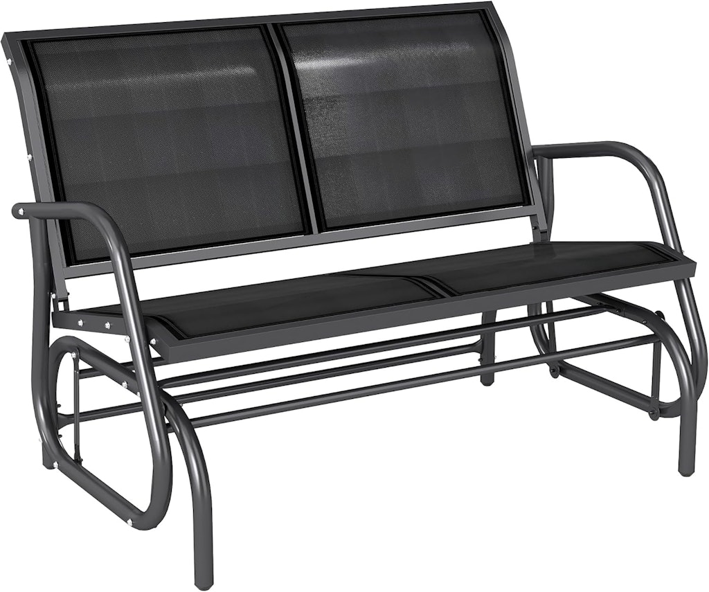 Outsunny 2-Person Outdoor Glider Bench: $103.49 Outsunny 2-Person Outdoor Glider Bench: $103.49
