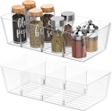 Baleine Stackable Storage Bins w/ Dividers for From $9.47 + free shipping w/ Prime