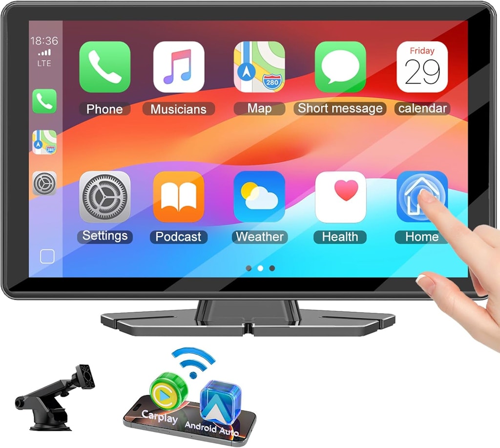 Accfly 7" HD Carplay Screen: $35