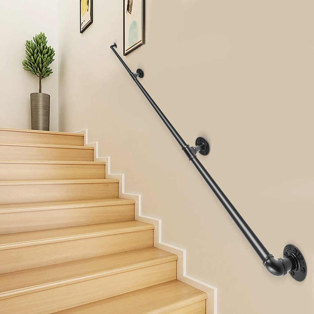 Vevor 10-ft. Staircase Handrail w/ Mounting Hardware: $39.99