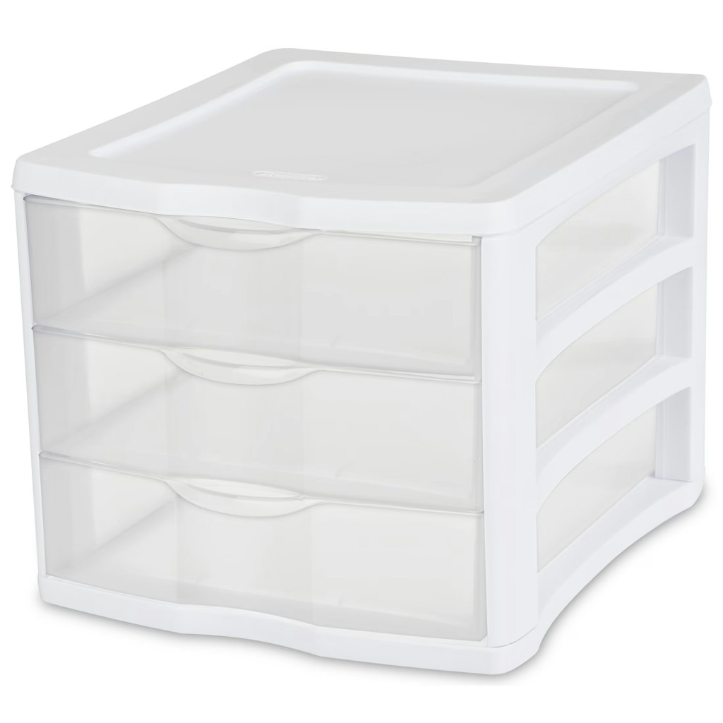 Sterilite 3-Drawer Unit: $9.88