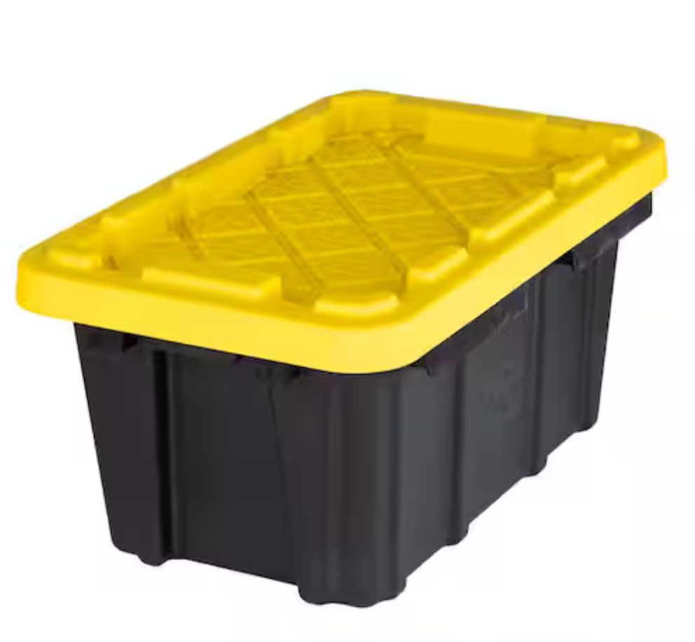 HDX 6.5-Quart Tough Storage Tote: 4 for $10