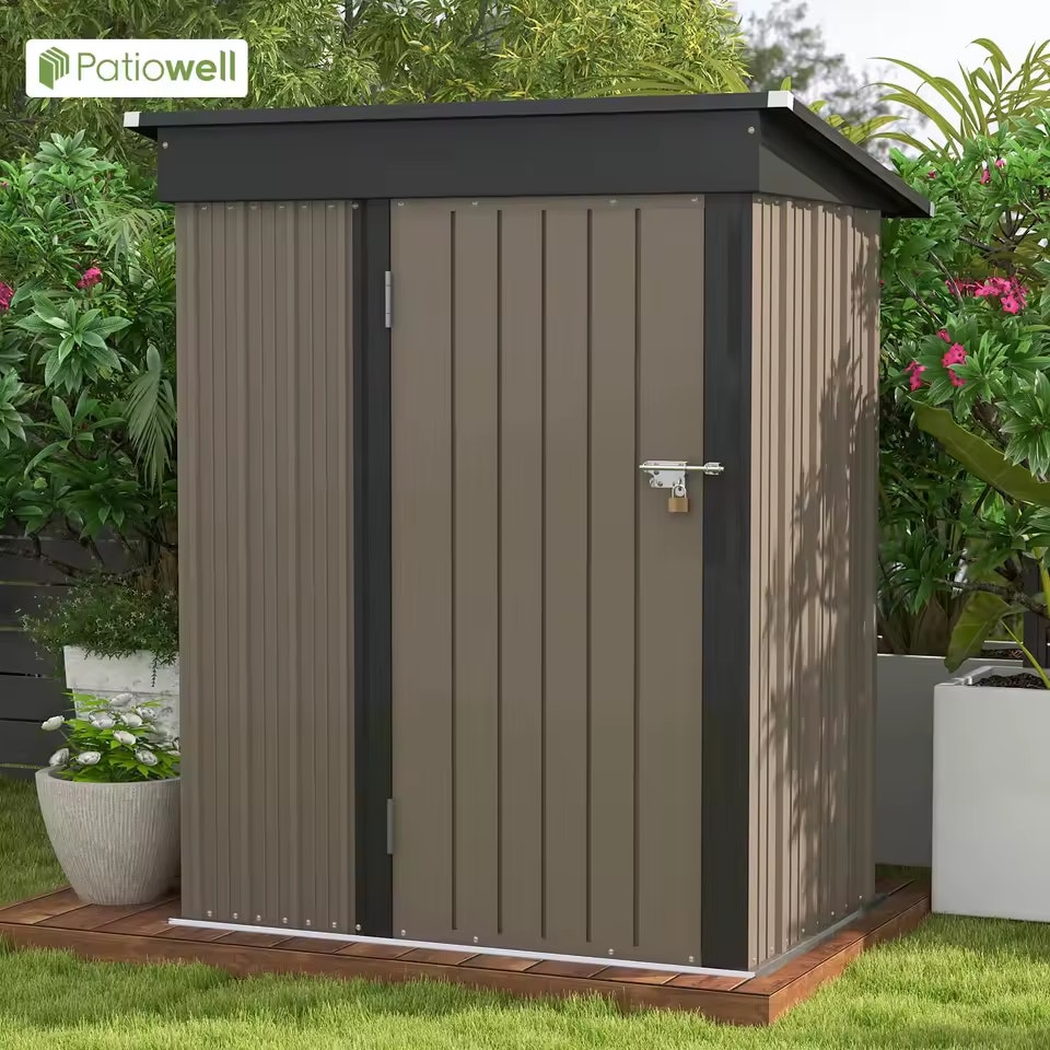 Patiowell 5x3-Foot Outdoor Storage Shed: $97.14