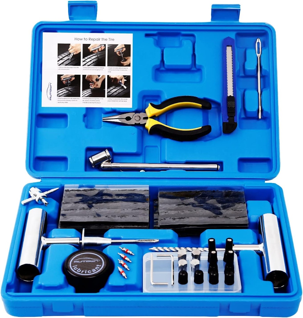68-Piece Tire Repair Kit: $20