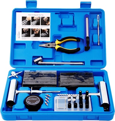68-Piece Tire Repair Kit for $20 + free shipping w/ Prime