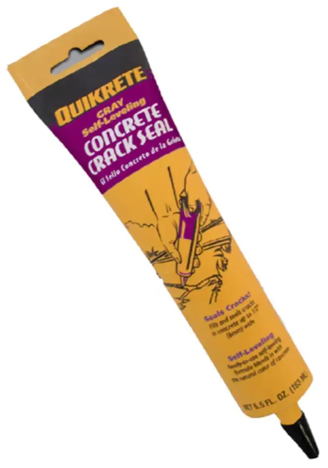 Quikrete 5.5-oz. Self-Leveling Concrete Crack Repair: $4 Quikrete 5.5-oz. Self-Leveling Concrete Crack Repair: $4
