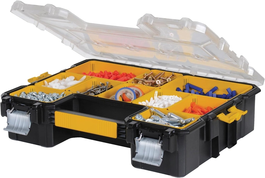 DeWalt 10-Compartment Small Parts Organizer: $23.97 DeWalt 10-Compartment Small Parts Organizer: $23.97