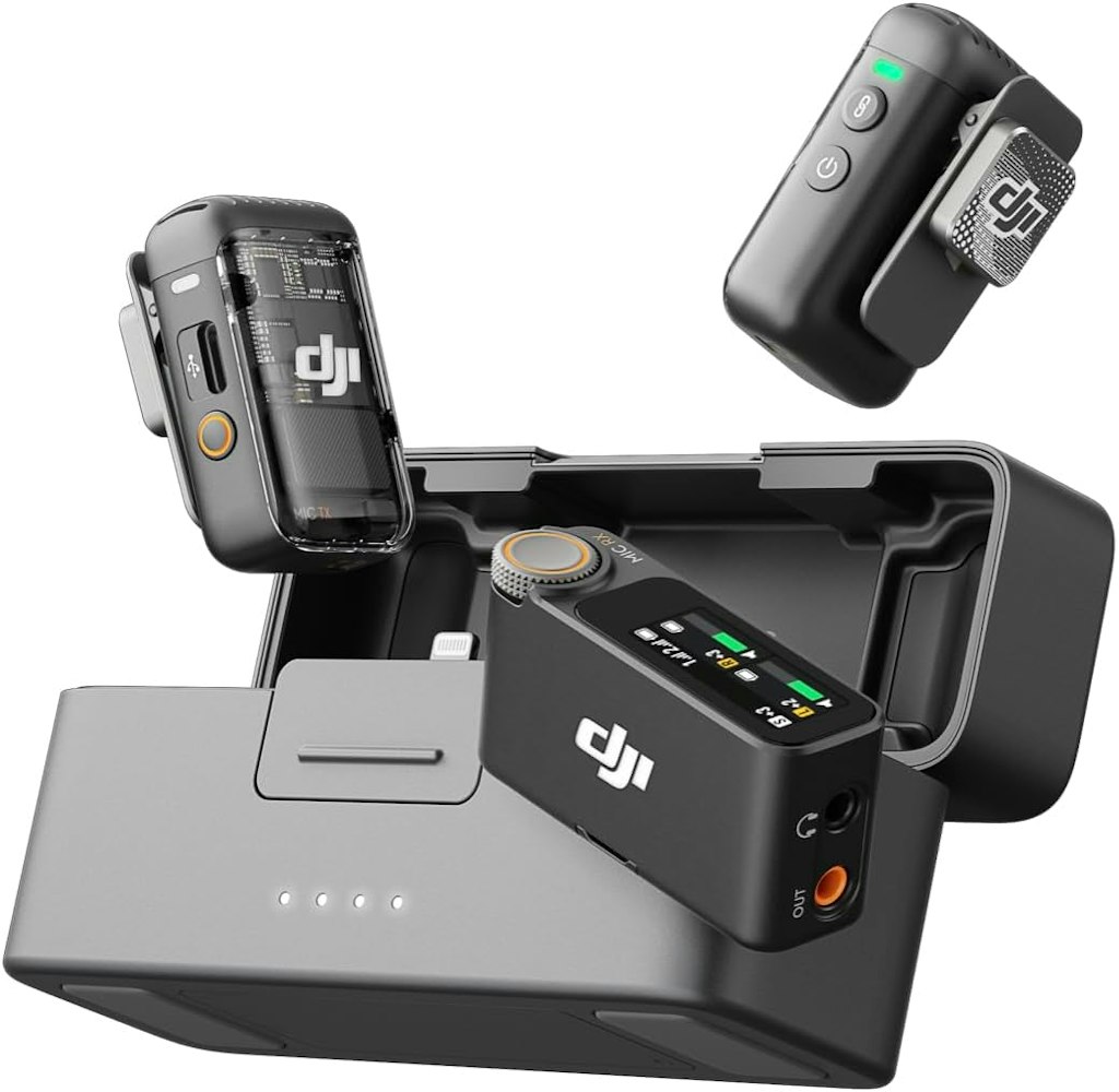 DJI Mic 2 with Dual Transmitters & Charging Case: $189.00 DJI Mic 2 with Dual Transmitters & Charging Case: $189.00