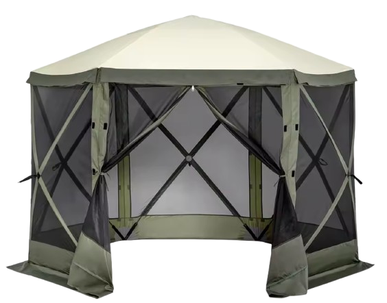SucceBuy 6-Sided Pop-Up Gazebo Tent : $101