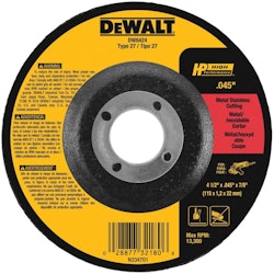 DeWalt 4-1/2" x 7/8" Thin Cutting Wheel for $2 + free shipping w/ Prime