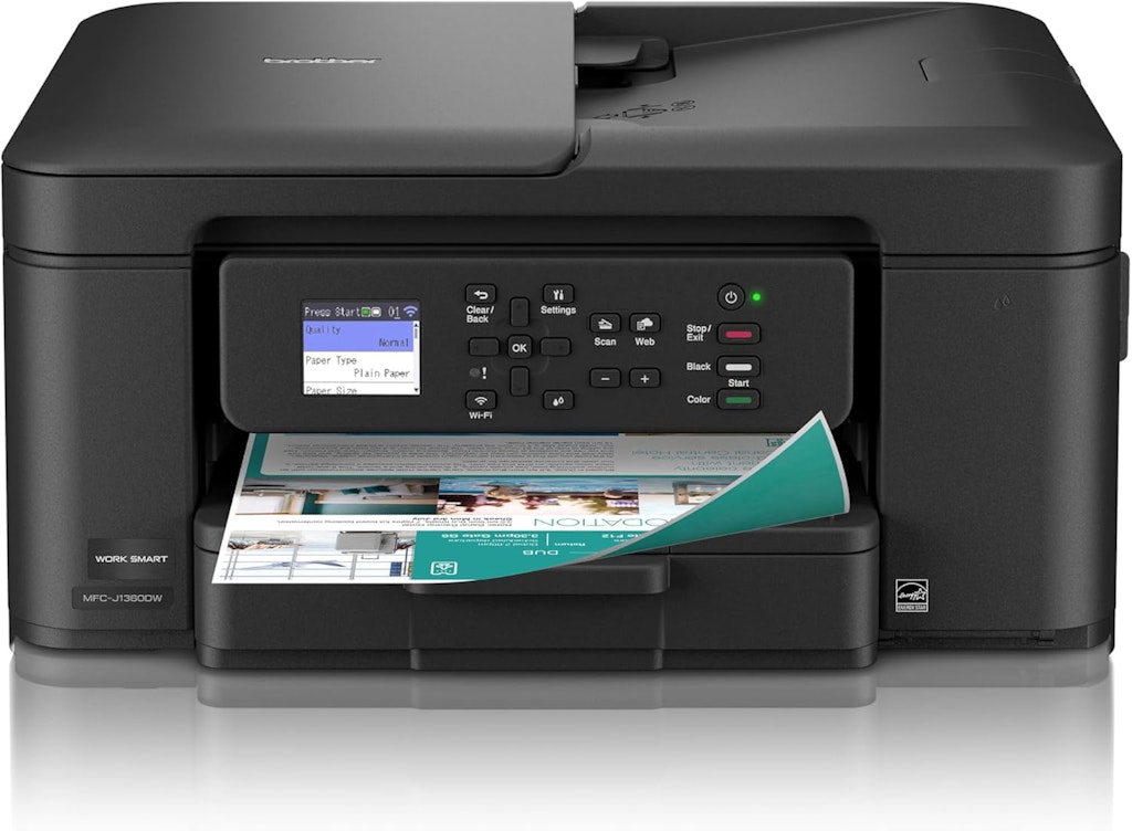 Brother Work Smart 1360 All-in-One Wireless Color Inkjet Printer: $90 Brother Work Smart 1360 All-in-One Wireless Color Inkjet Printer: $90