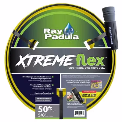 Ray Padula XtremeFlex 50-Foot Heavy Duty Hybrid Garden Hose: $18 Ray Padula XtremeFlex 50-Foot Heavy Duty Hybrid Garden Hose: $18