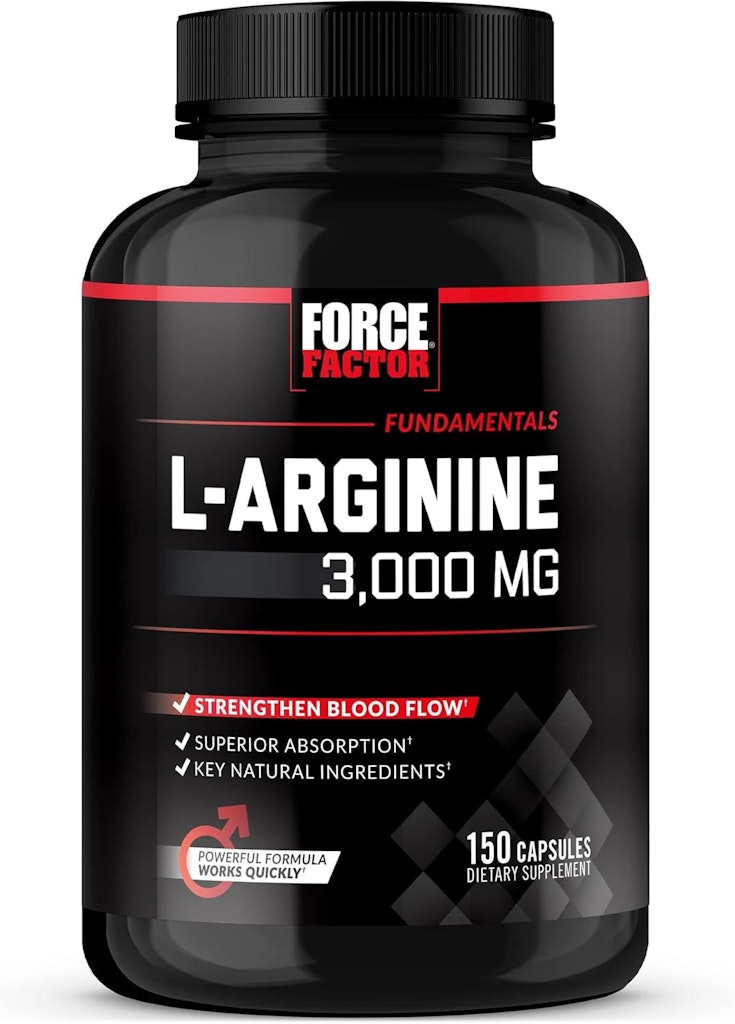 Force Factor 150-count 3,000mg L-Arginine Nitric Oxide Supplement: $7.87 via Subscribe & Save w/ Prime