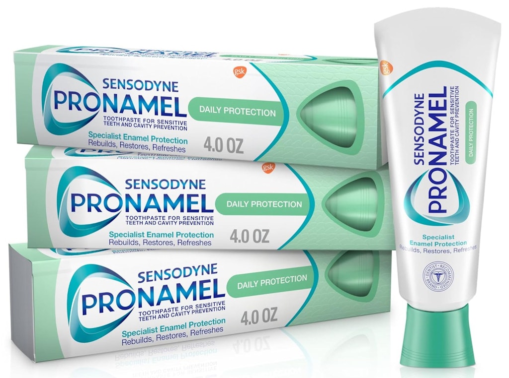 Sensodyne Pronamel Daily Protection Enamel Toothpaste 3-Pack: $12 via Sub. & Save Sensodyne Pronamel Daily Protection Enamel Toothpaste 3-Pack: $12 via Sub. & Save