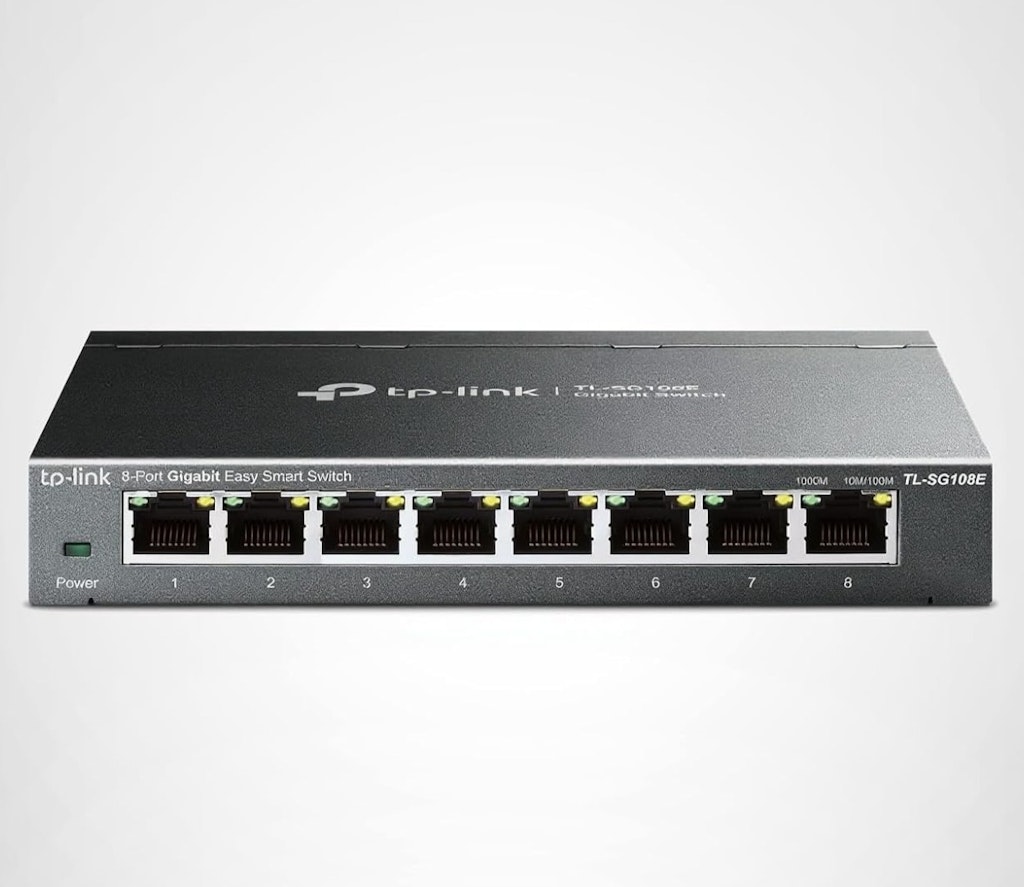 TP-Link 8-Port Gigabit Switch: $20 TP-Link 8-Port Gigabit Switch: $20