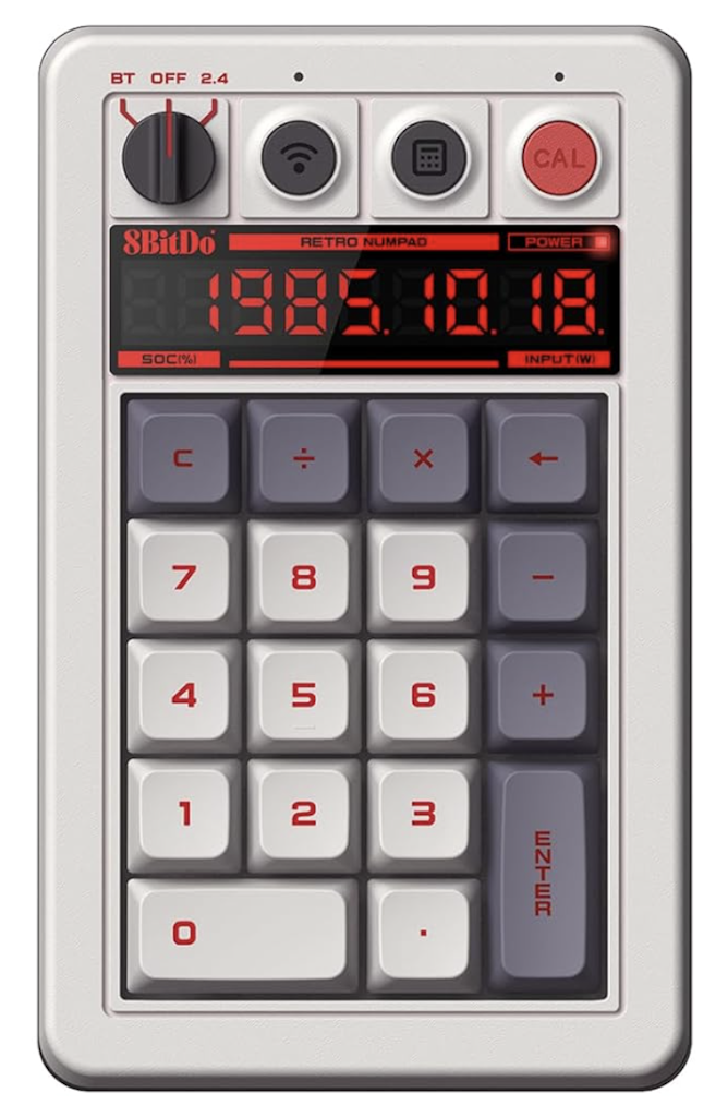 8Bitdo Retro 18 2-in-1 Mechanical Numpad & Calculator: $34.90 8Bitdo Retro 18 2-in-1 Mechanical Numpad & Calculator: $34.90
