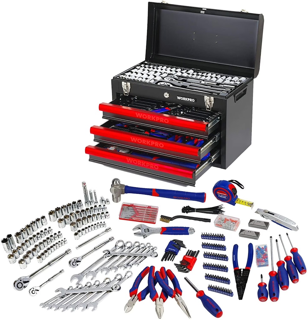 WorkPro 408-Piece Auto Repair Tool Set: $144 WorkPro 408-Piece Auto Repair Tool Set: $144