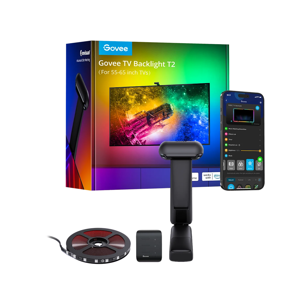 Govee Envisual 11.8-Foot WiFi LED Strip Light with Dual Cameras: $90