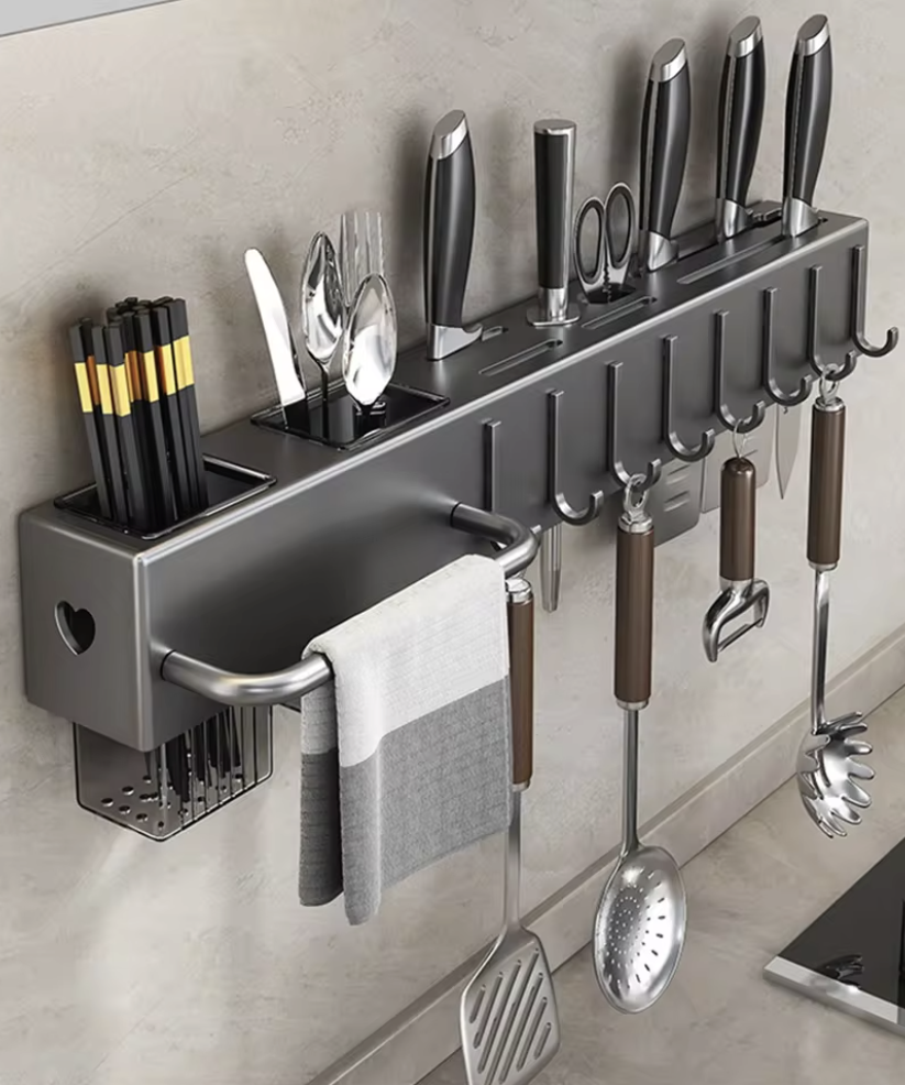 Wall-Mounted Kitchen Organizer : $8.46 Wall-Mounted Kitchen Organizer : $8.46