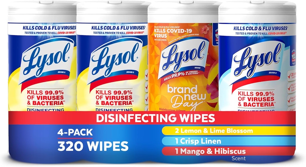 Lysol 80-Count Disinfecting Wipes Variety Pack: $9.01 via Sub. & Save Lysol 80-Count Disinfecting Wipes Variety Pack: $9.01 via Sub. & Save