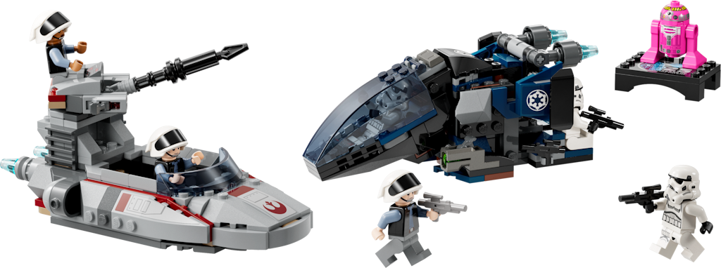 LEGO Imperial Dropship vs. Rebel Scout Speeder Playset: $23.99 LEGO Imperial Dropship vs. Rebel Scout Speeder Playset: $23.99