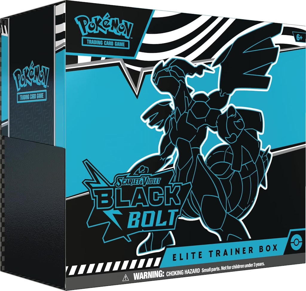 Pokemon TCG Scarlet & Violet 10.5 Black Bolt Elite Trainer Box: $85.99