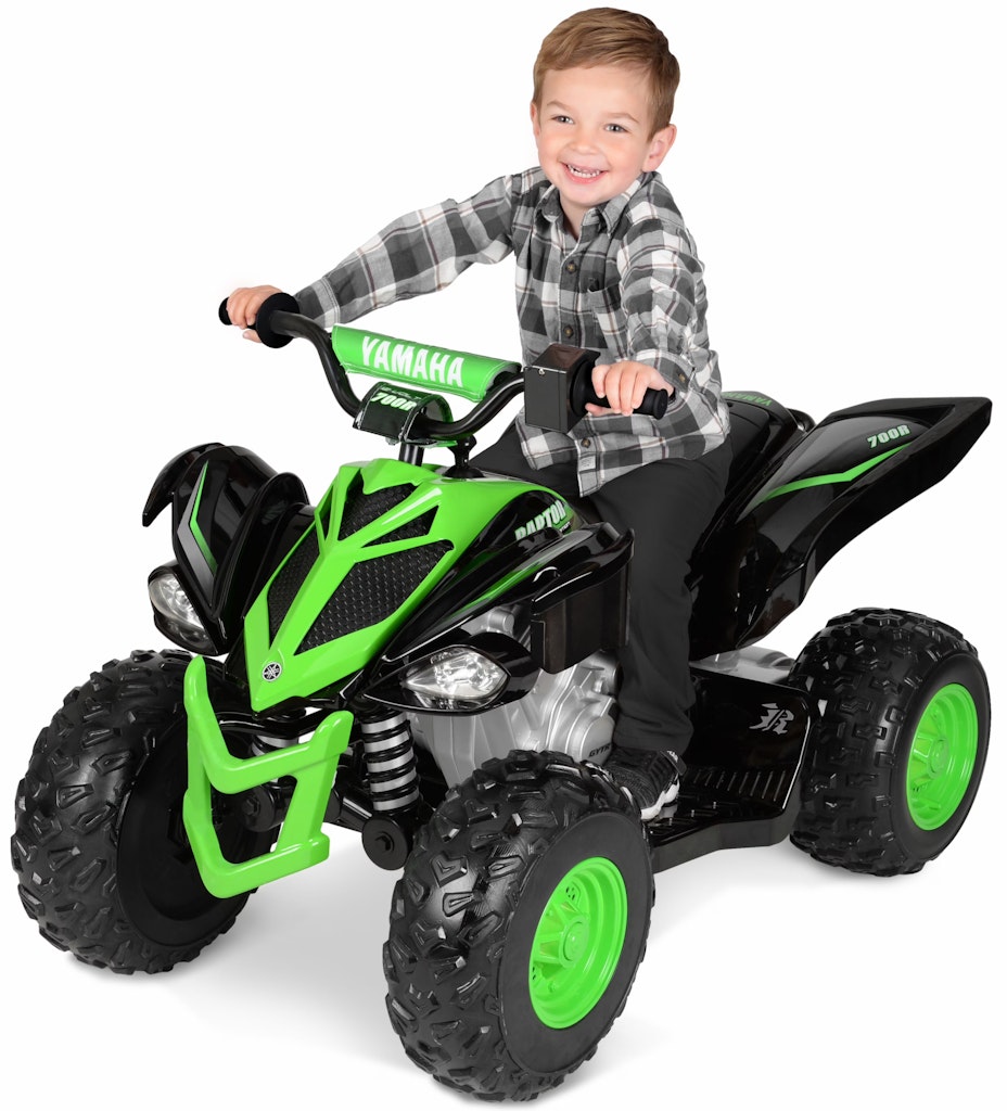 Yamaha Raptor ATV 12V Battery-Powered Ride-On: $148