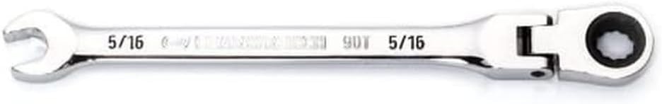 GearWrench 5/16" 12 Point Flex Head Ratcheting Combination Wrench: $14 GearWrench 5/16" 12 Point Flex Head Ratcheting Combination Wrench: $14