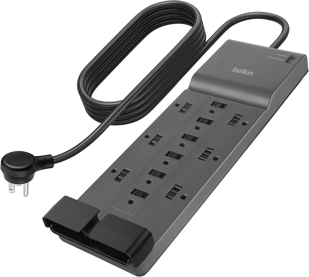 Belkin 12-Outlet Surge Protector with 8-Foot Cord: $23 w/ Prime Belkin 12-Outlet Surge Protector with 8-Foot Cord: $23 w/ Prime