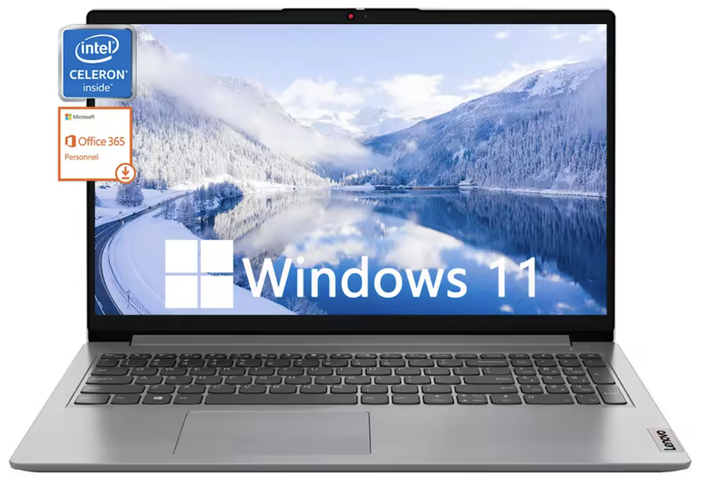 Lenovo Ideapad 1i Celeron N4500 15.6" Laptop: $253