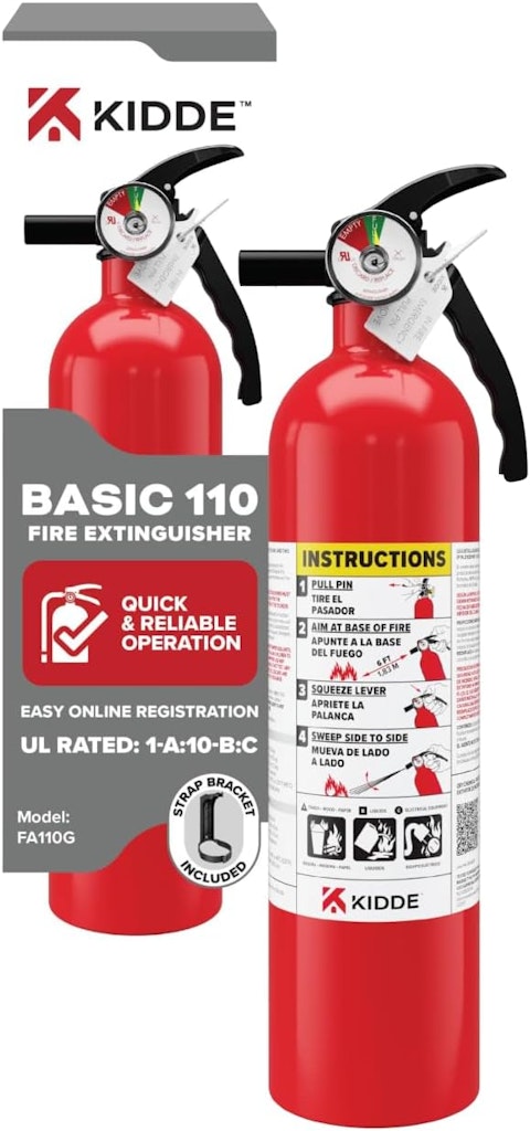 Kidde FA110 Multi Purpose Fire Extinguisher : $22
