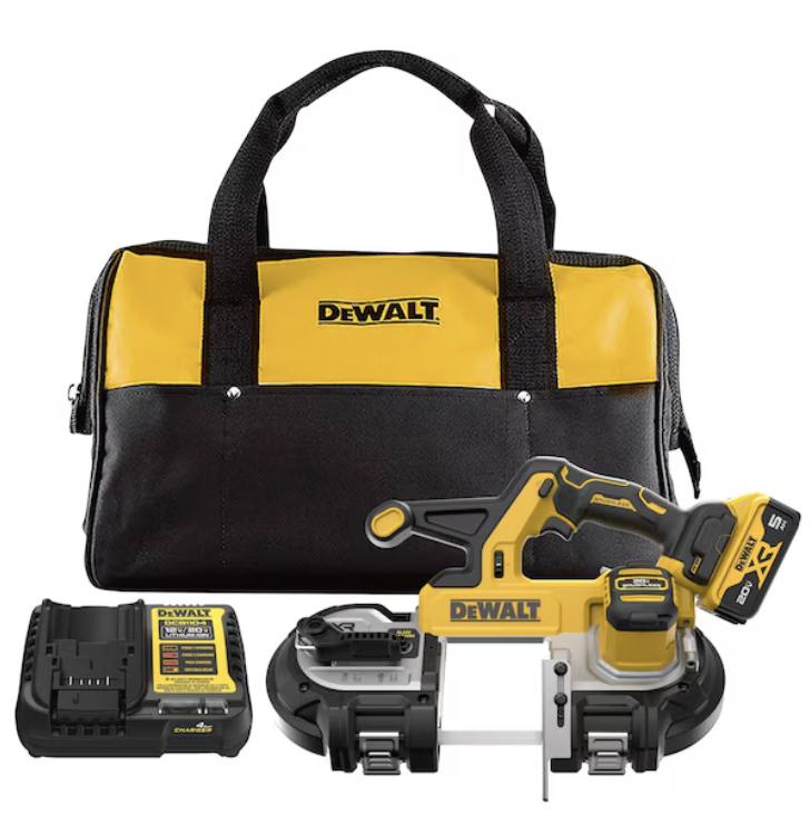 DeWalt 20V 3.4" Portable Band Saw Kit: $359 DeWalt 20V 3.4" Portable Band Saw Kit: $359